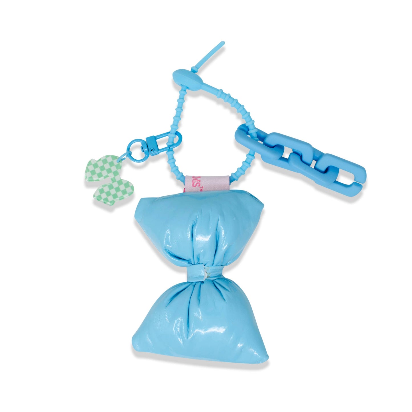 Jumbo Jelly Stud Tote w/ Puffy Bow Charm