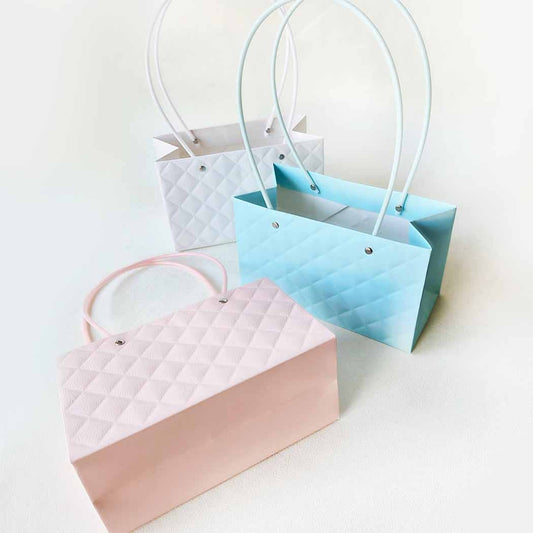 Soft Tones of Quilted Gift Bag