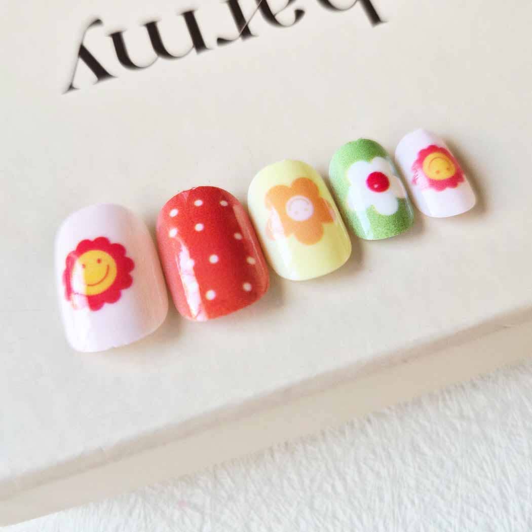 Cute Fake Artificial Kid's False Nail Tips