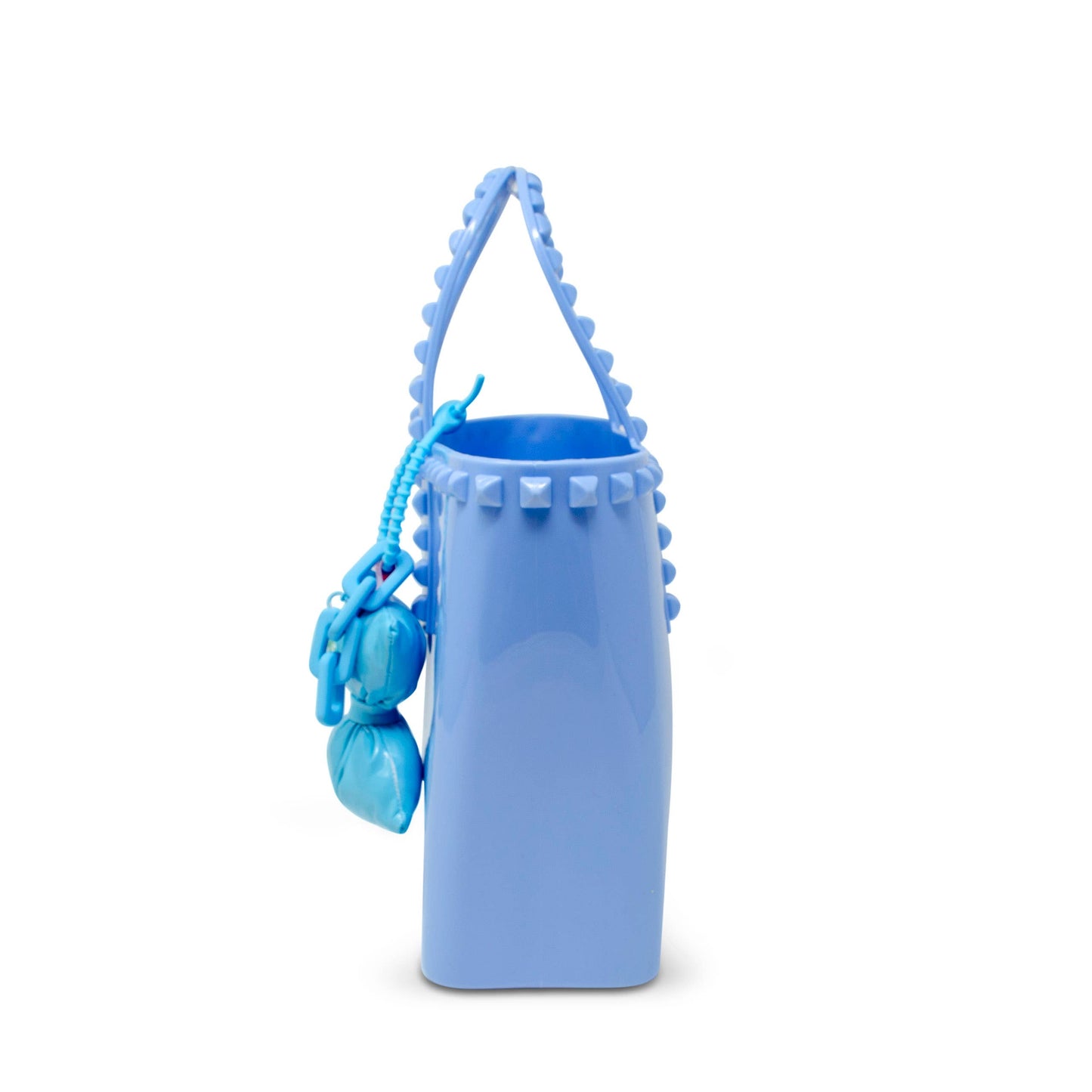Jumbo Jelly Stud Tote w/ Puffy Bow Charm