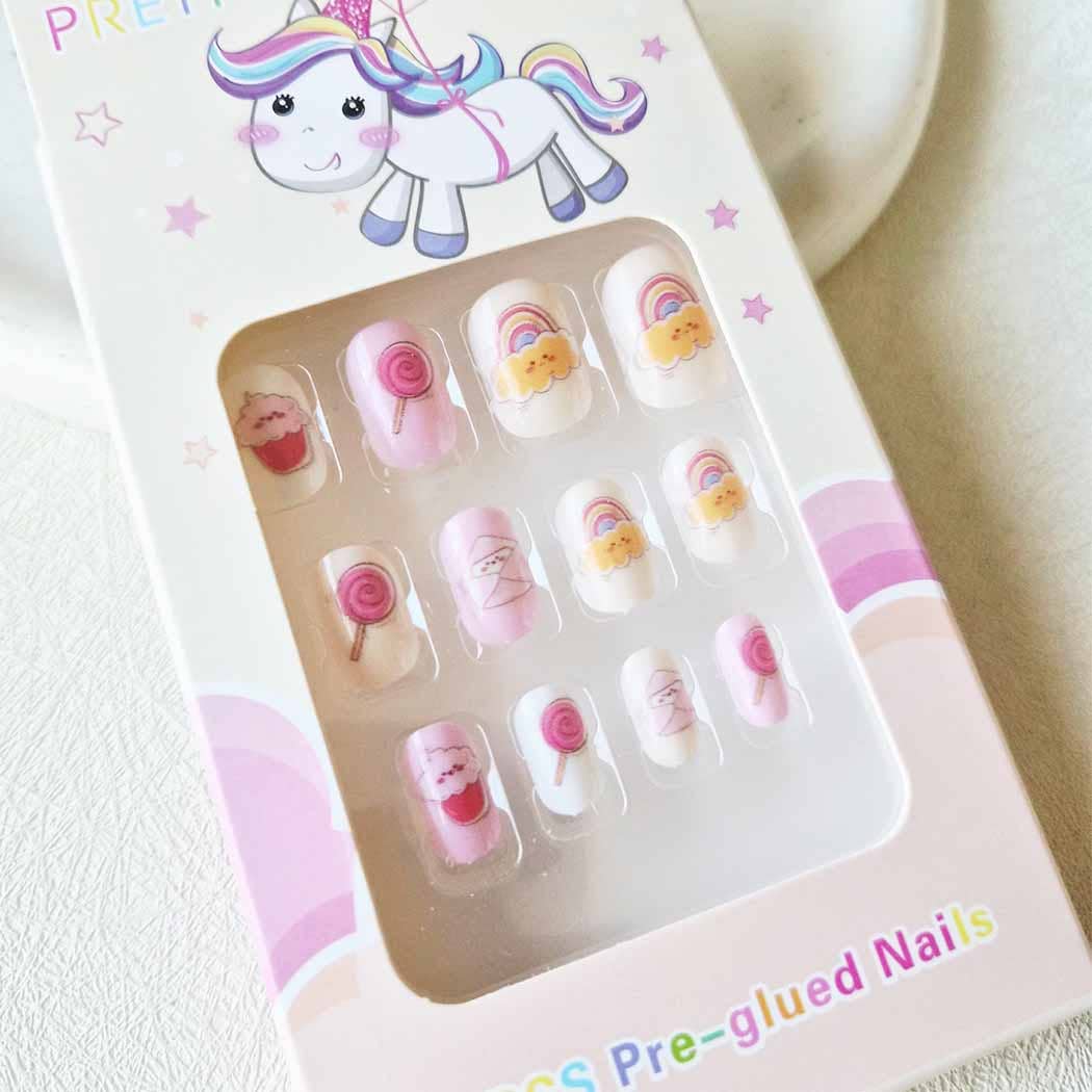 Cute Fake Artificial Kid's False Nail Tips