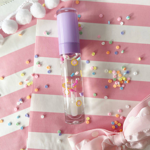 Donuts and Sprinkles Lavender Wand Lip Gloss