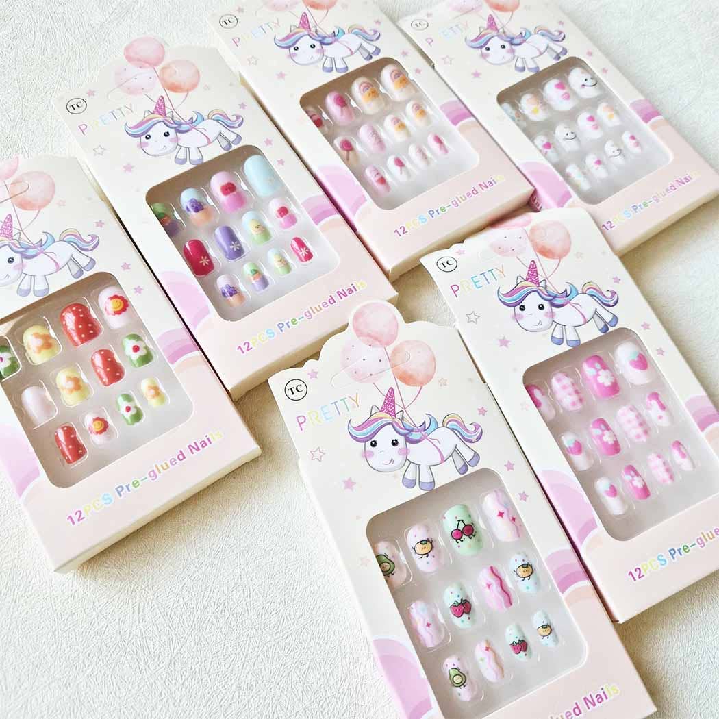 Cute Fake Artificial Kid's False Nail Tips