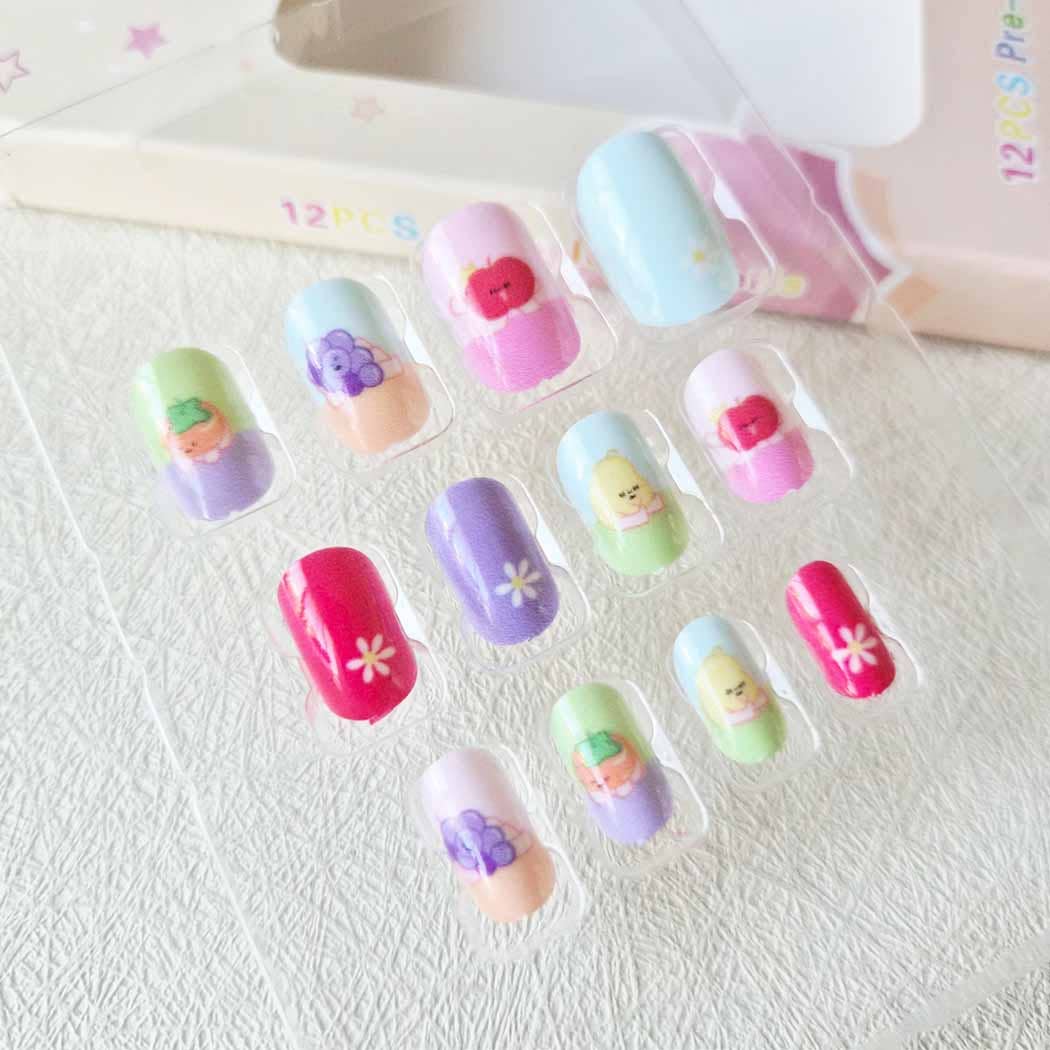 Cute Fake Artificial Kid's False Nail Tips